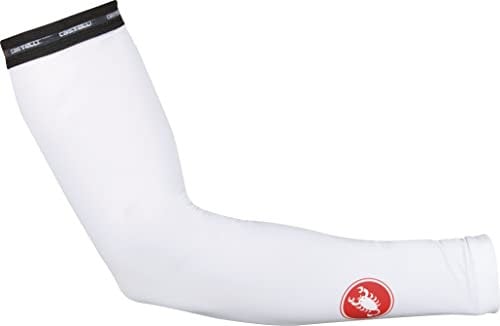 CASTELLI Men's UPF 50 + Light ARM Sleeves Leg Warmers, Weiß, M
