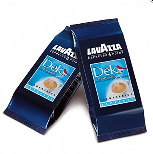 Lavazza Dek Capsules de café décaféiné pour machine Espresso Point Capsules d’origine Lavazza 500