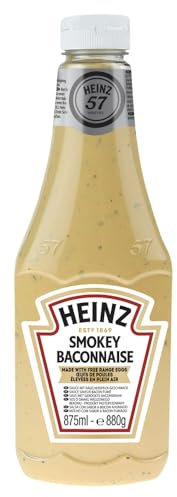 Condimento per salsa al tavolo di Heinz Smokey alla baconina 875ml NOVITÀ