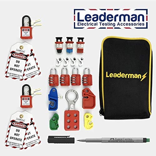 Leaderman MCB RCD Lockout/off Electrical Kit For Consumer Unit Circuit Breaker LOE-K3