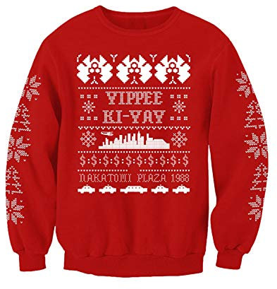 Die Hard Movie Inspired Christmas Jumper Erwachsene Sweatshirt Gr. XL, rot