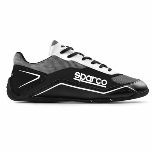 sparco 00128837RBAZ, Stivali Unisex Adulto, Bianco/Rosso, 37 EU