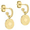 Liebeskind Berlin Ohrring mit Anhänger aus Edelstahl (Gold)