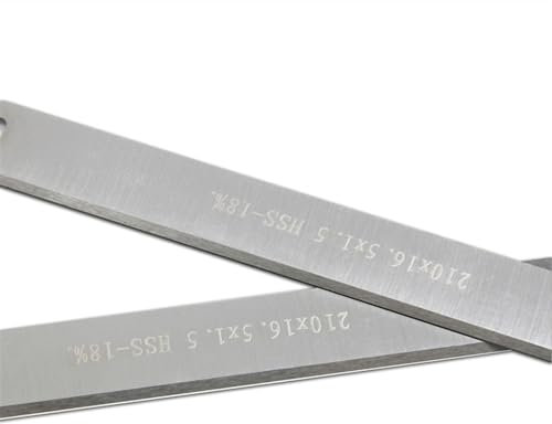 NIDUNO 2pcs 210x16.5x1.5mm HSS Planer Blades per Einhell TH-SP 204, TC-SP 204 Planer 210mm Planer Coltello per la Lavorazione del Legno