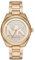 Michael Kors Janelle Watch for Women, Quartz Three Hand Movement with Stainless Steel or Silicon Strap