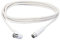POLY POOL | PP0619XAM Cavo Coassiale 1,5m per Collegare la Tv all'Antenna Bianco con Spina Antenna Tv Assiale, Spina maschio
