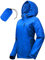33,000ft Veste de pluie imperméable et pliable pour femme - Légère et respirante - Coupe-vent - Coupe-vent - Pour la course à pied, le golf, le cyclisme - Avec, bleu marine, 20-22