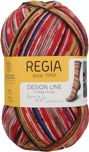 Schachenmayr REGIA 6P Color Design Line A&C 150g, 9801264-04011, Farbe:Roest, Handstrickgarne