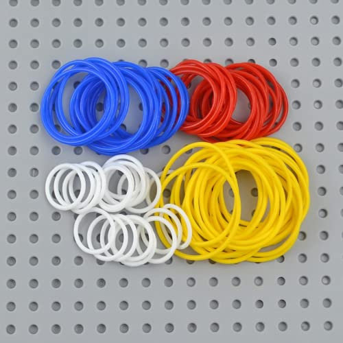 YLtremker Technik Ersatzteile Set, 40 Teile Technical Parts 2x2 3x3 4x4 5x5 Gummibänder Klemmbausteine Bausatz, Kompatibel mit 85543 85544 85545 85546