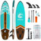 COOLCAA Stand Up Paddling Board mit Premium SUP Zubehör, Tragkraft bis 200kg, SUP Board für Erwachsene und Jugendliche Aller Niveaus