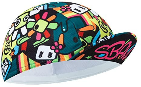 Bikingbros Cappellino Divertente da Ciclismo - Cappello da Bici per Uomini e Donne - Cappellino Sotto Casco da Bicicletta Taglia Unica, taglia unica
