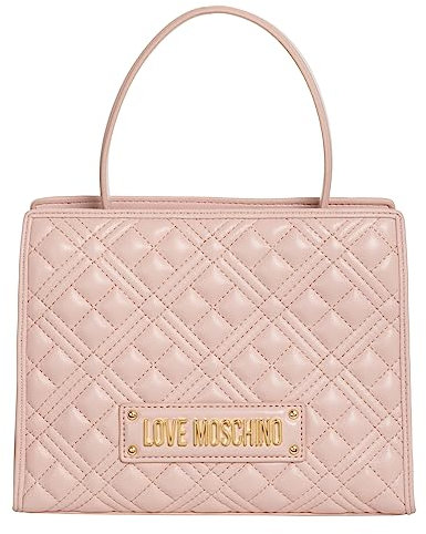 Love Moschino borsa a mano donna cipria