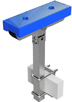 SUPROD Bootsauflage Langauflage PU-Auflage Bootstrailer Sliphilfe Polyurethan PAD300-TPU, 300x100 mm, blau