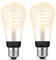 Philips Hue - 2er Pack Philips E27 Filament Edison ST64-550lm