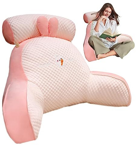 Cojin Lectura Cama, Almohada De Lectura para Cama, Respaldos para Sentarse En La Cama, Almohada para Silla Cama con Brazos, para Ver Televisión, Sentarse En La Cama, Jugar Y Leer