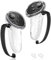 AMZDM Manopole per controller VR per Meta Oculus Quest 3 Touch Plus, coperture anti-lancio per le nocche, protezione con coperture per levette, 1 paio, trasparenti, Trasparente, Leggero e regolabile