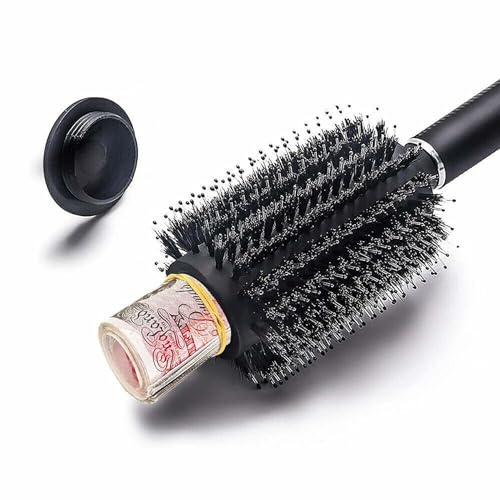 Secret Stash Diversion Safe Hair Brush Functional Styling Hidden Compartment For Jewellery Money Travel