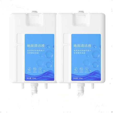 TELoni Staubsauger 450 Ml Zubehör Original Spezial-Bodenreiniger. Kompatibel Mit Dreame L20 Ultra, X10, X10plus, X20Pro Plus (Color : 2Pcs)