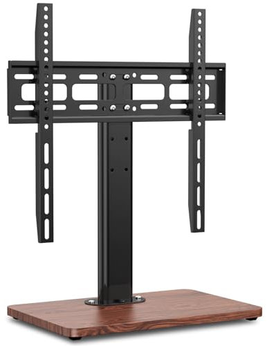 JXMTSPW Soporte de TV regulable para televisores de 26 a 55 pulgadas, LED, OLED, LCD, Plasma, plano y curvado, hasta 30 kg, máx. VESA 400 x 400 mm, 32, 42, 43, 50 pulgadas, soporte universal para TV