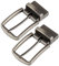 GUOYIHUA 2 Stück Gürtelschnalle Herren, Zinklegierung Metall Ersatz Gürtelschnalle Buckle, 35 mm Single Prong Rechteckigen Pin Gürtelschnallen für 33-34 mm Breite Gürtel