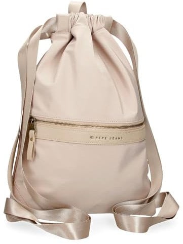 Pepe Jeans Morgan mochila Saco Beige 35x46 cms Poliéster 16,2L by Joumma Bags