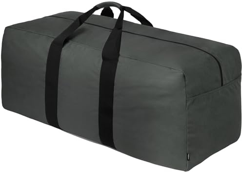 Vorspack 200L Leichte Faltbare Reisetasche für Herren Damen, Grau | Extra Große Reisetasche, Wasserdicht Reisetaschen, Aufbewahrungstasche für Reisen Weekender Camping Übernachtung
