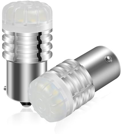 Alopee 1156 Weiß Super Leuchtkraft Glühbirne,12-24V Für Landschaft Beleuchtung Niedervolt-Gerätebeleuchtung 2-Stück