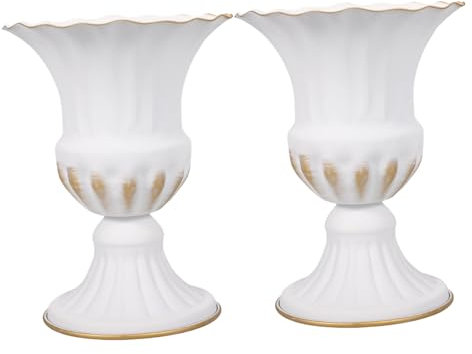 Cabilock 2stücke Friedhofsvase Gedenkvase Grabblumenhalter Blumentopf Aus Hochwertigem Material Für Frische Oder Künstliche Blumen Hochzeitstrand