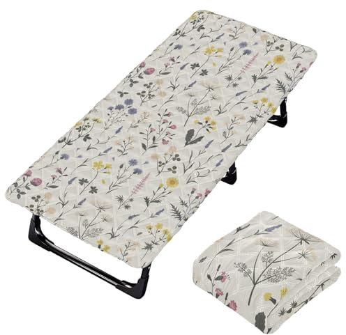Wiese Wildblumen Kleinkind Reisebettdecken weich und bequem Krippe für Kleinkinder Bettwäsche für Kinder schlafen Kinderbett 127 cm x 61 cm (Bett nicht im Lieferumfang enthalten)