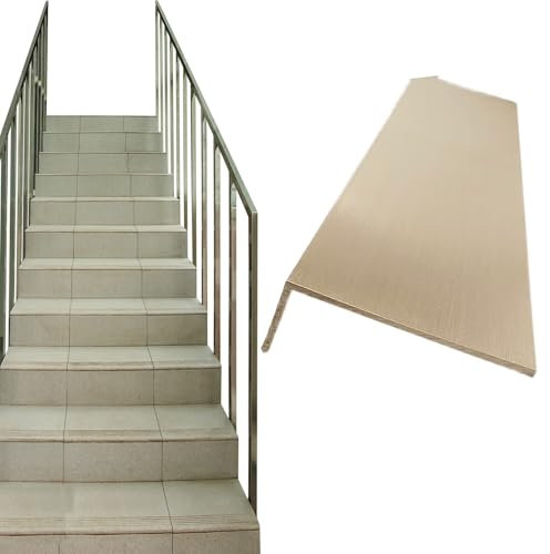 Door Threshold Strip Wide Stairs Transition Protector Bar for Concrete Steps, Metal Brass Thresholds Cover Strip with Brushed Surface, High to Low Transitions Edging Tread
