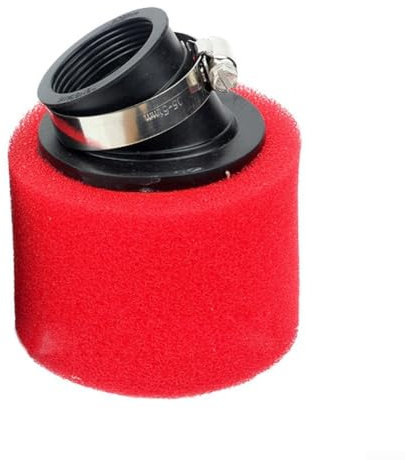 Filtro aria in schiuma progettato per carburatore Mikuni 28 mm e Molkt 26 mm con connettore dritto