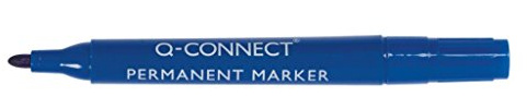 Q-Connect Permanent Marker Round 1 5-3mm (line) Blue/Writing And Correction Products/Type-Round/Kind-Classic/Colour-Blue/Length Of The Writing Lines (m)-300 / Thickness Line (mm)-1,5-3
