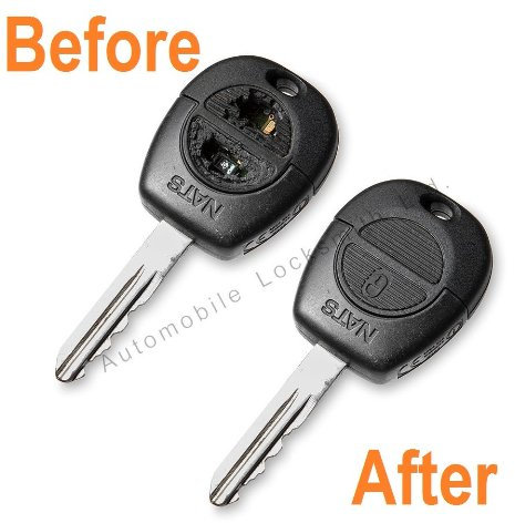 Automobile Locksmith Repair Service Voucher - for Nissan Nats 2 button remote key fob Repair Shell Switches Battery Replacement