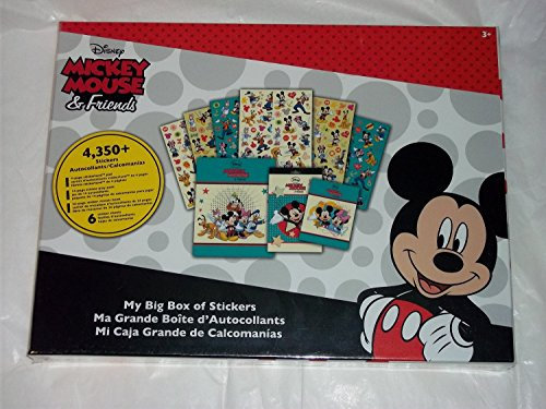 My Big Box Of Sticker – Disney – Mickey & Friends Kids Spiele Toys Aufkleber New st4260