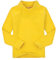 CuteOn Bambini Kids Alto Collo Manica Lunga Cotone T-Shirt Top Camicia di T Yellow 3 Anni