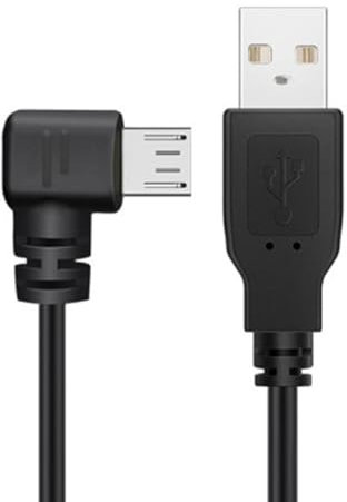 chenyang Cavo di ricarica dati Micro USB 2.0 tipo 5 pin a USB 2.0 tipo A ad angolo retto da 90 gradi per telefono, computer, fotocamera (50 cm)