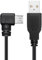 chenyang Câble de charge de données Micro USB 2.0 Type 5 broches coudé à 90 degrés vers USB 2.0 Type-A pour téléphone, ordinateur, appareil photo (50 cm)