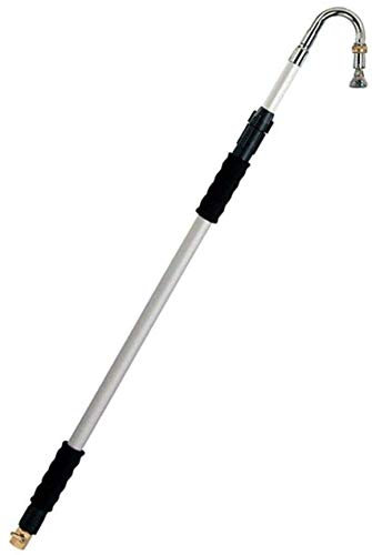 Kingfisher Telescopic Gutter Cleaner Aluminium Extendable Pole Water Fed Gutter Drain Drainage Cleaning Extends From 117cm to 185cm