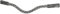 Busse Stirnriemen Stirnband Brilliance schwarz/Strass-grau-weiß Shetty (33cm)
