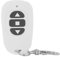 eMylo Transmisor inalámbrico de 3 teclas con mando a distancia RF de 433 MHz, distancia de hasta 30-50 m, para puerta de garaje eléctrica, cortina eléctrica, cerradura, bomba de agua 1 unidad