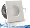 trendlights24 Aqua Base Decken Einbaustrahler eckig IP65-1er Set ultra flach 50 mm LED Spots 5W 230V Warmweiß - Weiß Einbauleuchte