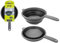 Summit Pop! Collapsible Colander with Handle Grey/Black