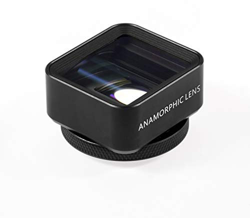 Pixter Objectif Smartphone Anamorphique | Le Rendu Cinématographique sur Smartphone | Accessoire Photo Compatible Tous Smartphones, Objectif Telephone Ultra Large Ratio 2.4:1