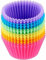 SHENKY Round Silicon Moulds for Cupcake, Jelly and Muffin | Microwave Oven and OTG Baking Mould (Set of 12)