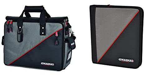 C.k Magma CK MA2630 Magma Technicians Tool Case, Black, 33 x 46 x 21 cm & Contractor’s Organiser