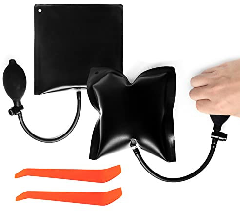 Air Wedge Pump, 2 Pcs Air Wedge Pump Up Bag, Mounting Air Cushion Expansion Inflatable Assembly Cushions for Door Window Installation and Car Air Pump Wedge Up Tool