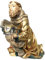 Krippenfigur Heilige DREI Könige Balthasar H 6 cm handgeschnitzt Holzfigur Holzstatue Statue aus Ahornholz