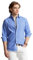 POLO RALPH LAUREN Men's Long Sleeve Classic Oxford Shirt, Harbor Island Blue., XL