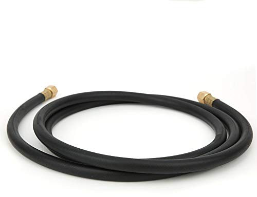 Risegun Gasschlauch 2 m Schutzgasschlauch Argon Schlauch Inertgas-Schweißschlauch CO2 Stickstoff Druckluftschlauch 1/4 Zoll Überwurfmutter für Luft, Druckluft, Argon, Stickstoff, CO2