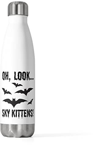 Bottiglia termica da 567 ml, umoristico, creature notturne, arpie, ecologisti, appassionati, novità, organismi, 567 ml